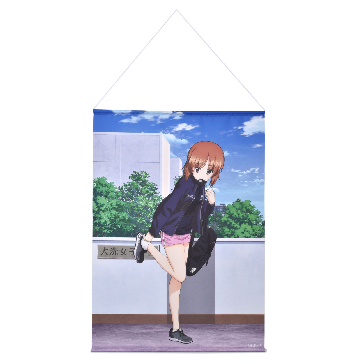 西住みほ調 ガルパン クッションカバー タペストリー 制服版 新品未開封 ガールズ&パンツァー 最終章_描き下ろし特大アクリルスタンド(西