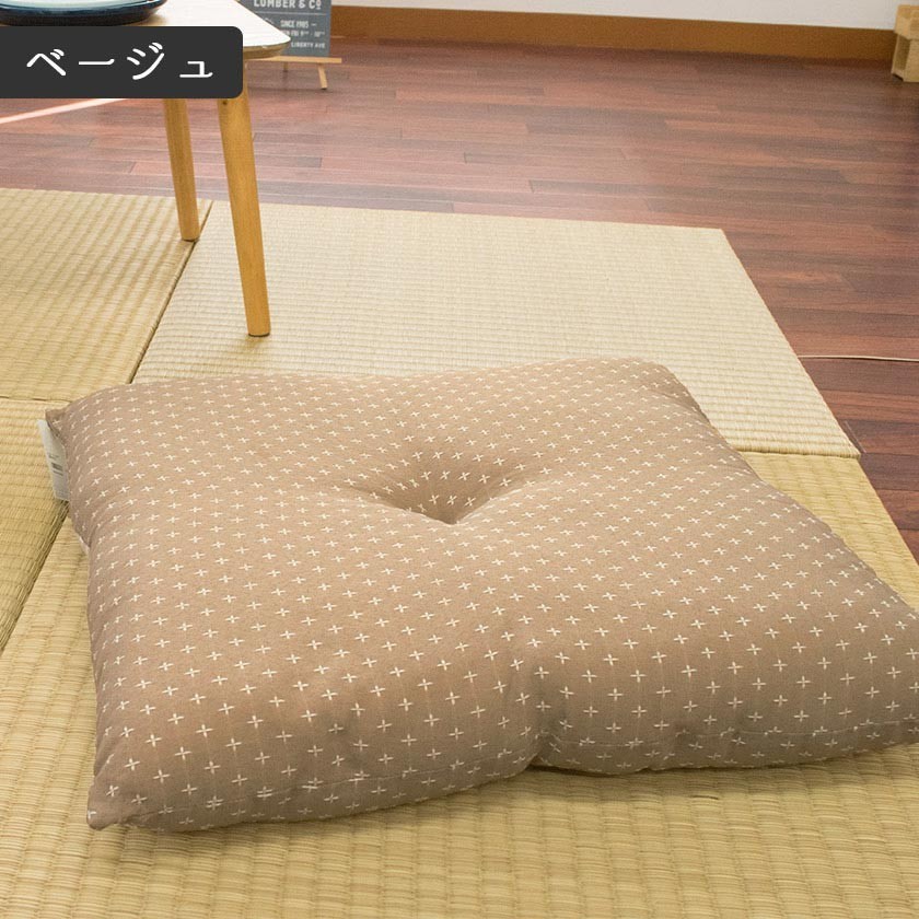 座布団 本体 銘仙判 55×59cm 絣 座ぶとん 詩織 座蒲団 1枚から送料無料 |  | 03