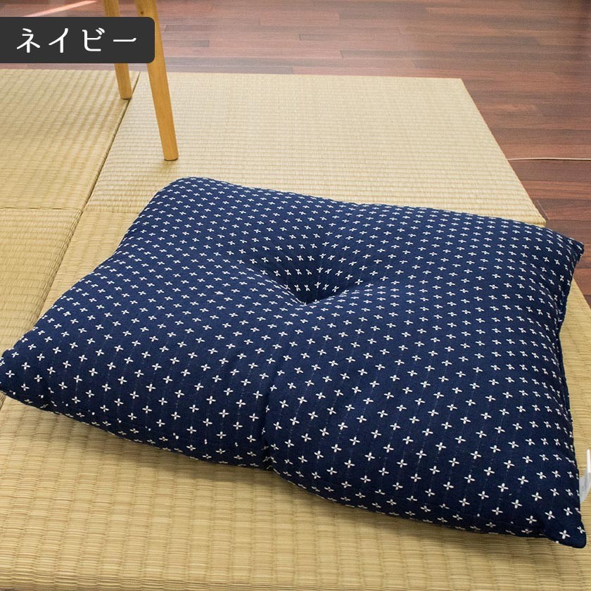 座布団 本体 銘仙判 55×59cm 絣 座ぶとん 詩織 座蒲団 1枚から送料無料 |  | 05