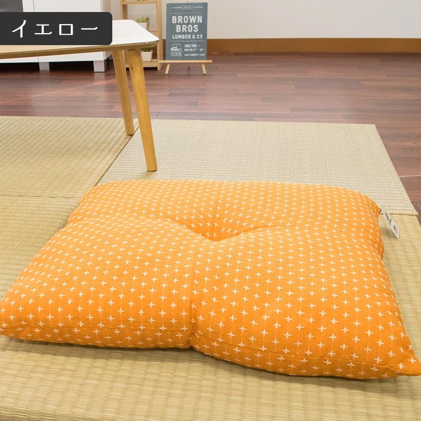 座布団 本体 銘仙判 55×59cm 絣 座ぶとん 詩織 座蒲団 1枚から送料無料 |  | 06