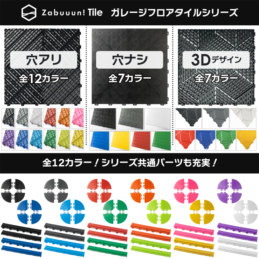 ガレージフロアタイル関連アイテム