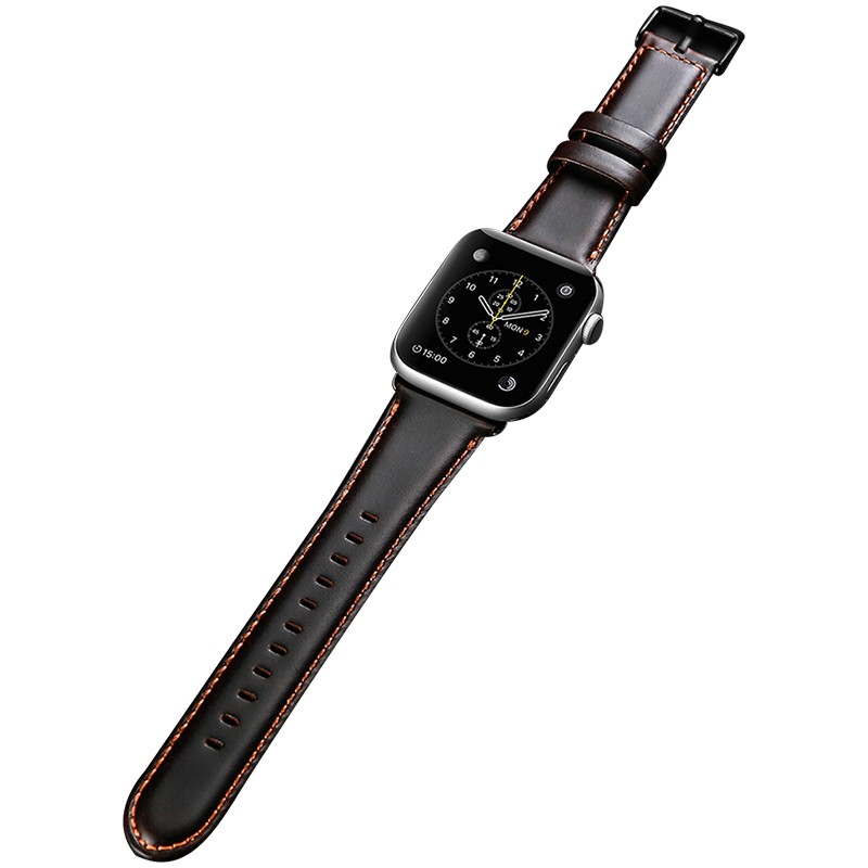 アップルウォッチ 9 バンド Apple watch Ultra 2 ベルト Apple watch SE バンド 本革 42mm 38mm 44mm 40mm apple watch series 8 7 6 5 4 3 2 1 ベルト レザー｜zacca-15｜03