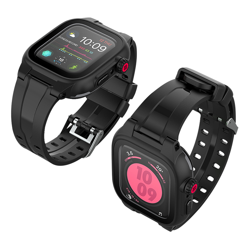 AppleWatch バンド se 42バンド IP68 防水 applewatch 保護カバー series10 9 8 7 6 5 ダイビング AppleWatch バンド 41mm 44mm 保護ケース AppleWatch カバー |  | 01