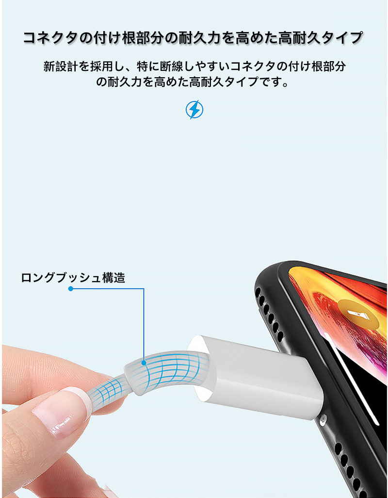 Type-C to iPhone 充電ケーブル 急速 1m PD対応 USB iPhone12 Mini Pro