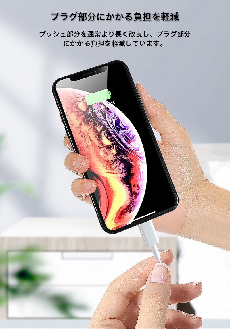 Type-C to iPhone 充電ケーブル 急速 1m PD対応 USB iPhone12 Mini Pro