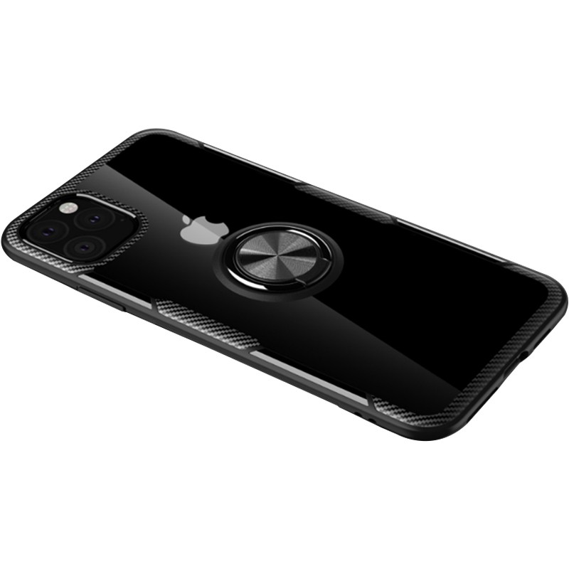 iPhone11 Pro Max ケース リング付き iPhone11Pro ケース おしゃれ iPhone11 ケース 耐衝撃 クリア カバー iPhone11プロ ケース 携帯 透明 TPU｜zacca-15｜02