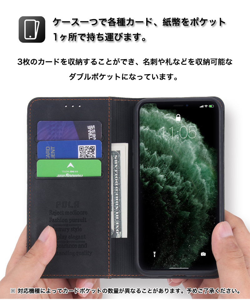 スマホケース iphone14 Pro Max ケース 手帳型 iPhone 14 Plus 手帳型ケース iPhone14 pro ケース 耐衝撃 iPhone14 ケース 本革調 レザー 充電ケーブル付｜zacca-15｜07