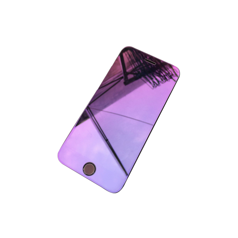 iPhone12 Pro Max ガラスフィルム 鏡面 全面保護 iPhone12 mini ガラスフィルム ミラー iPhone12 Pro iPhone12 日本旭硝子製素材 9H硬度 充電ケーブル付｜zacca-15｜02