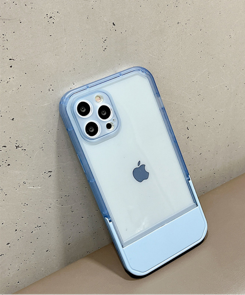 iPhone13 Pro Max ケース 耐衝撃 iPhone 13 Pro ケース 半透明 おしゃれ iPhone 13 カバー スタンド付き 全周保護 アイフォン 13 ケース 薄型 充電ケーブル付｜zacca-15｜11