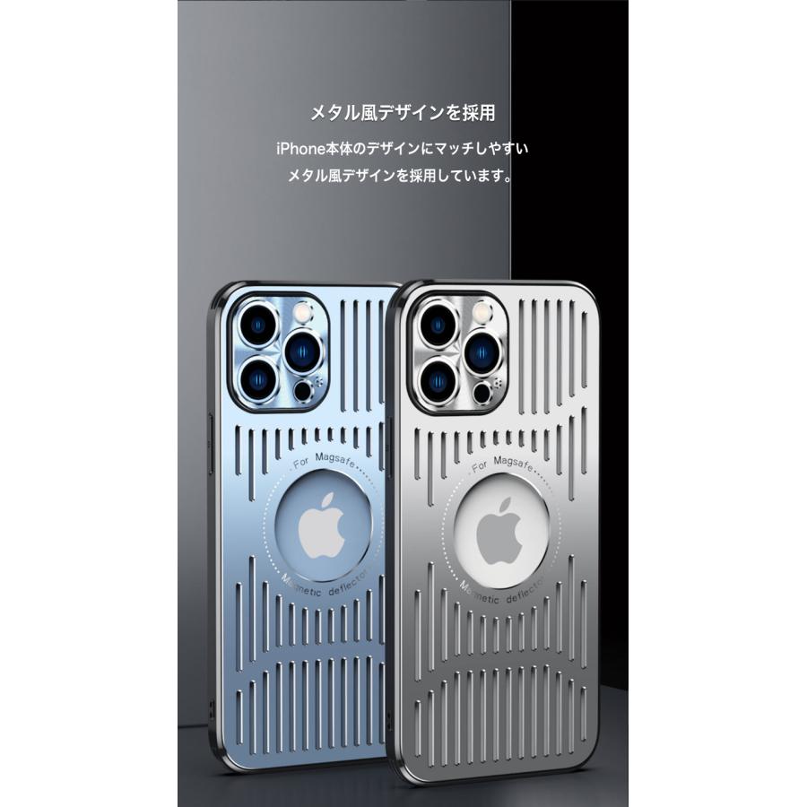 iPhone15 Pro ケース magsafe カード収納 iPhone14 Plus ケース 車ホルダー対応 マグセーフ対応ケース iPhone 12 13 14 Pro max スマホケース カバー アルミ｜zacca-15｜04