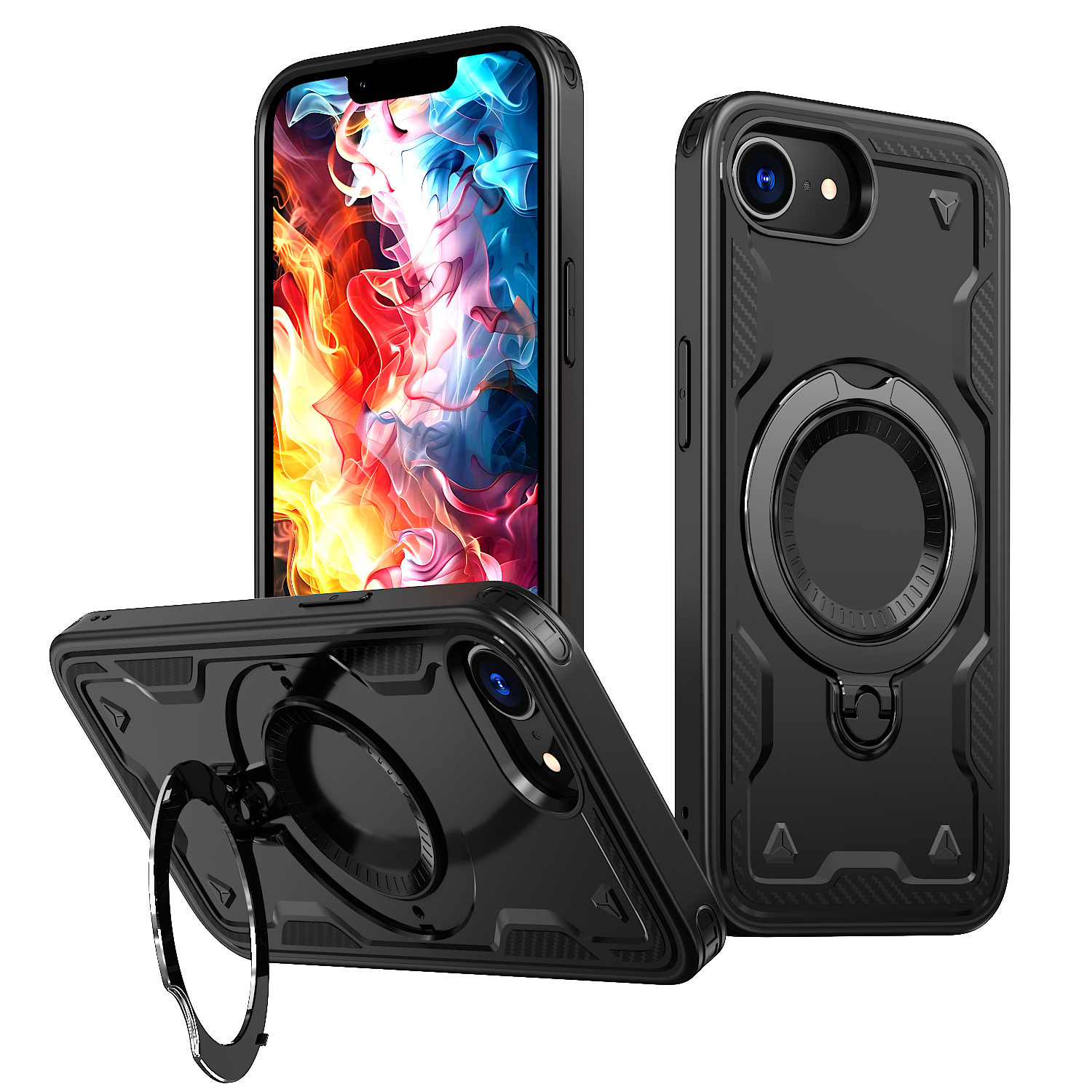 iPhone16 Pro Max ケース 耐衝撃 iphone16 Plus リング付き