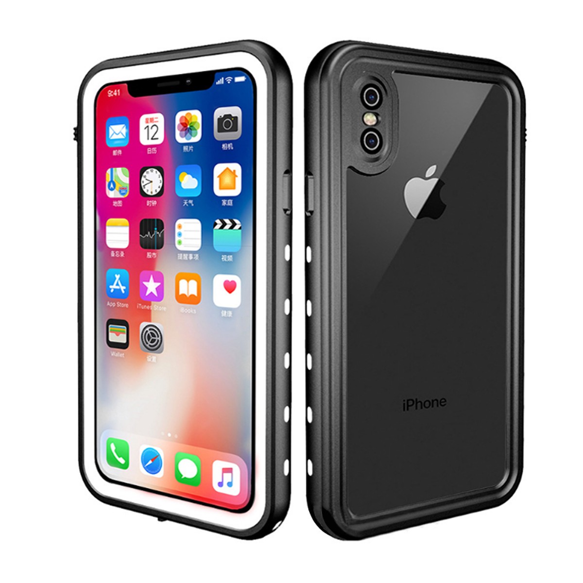 Iphonex 防水ケース Ip68規格 耐衝撃 アイフォンx ケース 完全防水 Iphonex ケース クリア ストラップ機能 Iphone10 カバー 防塵 防雪 米軍mil規格 落下保護 15 Smartphone Case Iphonex Ixrptmtp 23 Zacca1 5 通販 Yahoo ショッピング