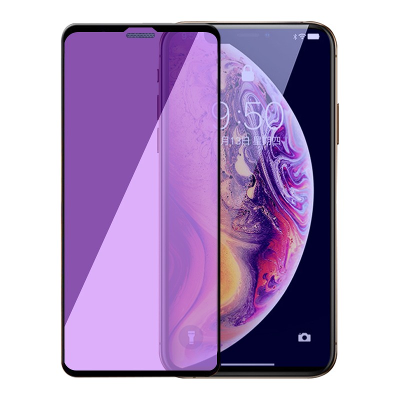iPhone XR ガラスフィルム ブルーライトカット iPhone XS Max フィルム 3D 強化ガラスフィルム 9H硬度 iPhoneX アイフォンXS 液晶保護フィルム 飛散防止 |  | 01