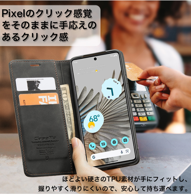 Pixel8a ケース 手帳型 ピクセル8a ケース 本革調 Pixel7a ケース 手帳型 Pixel8 pro カバー レザー Google Pixel 7 6 Pro 保護 ケース ピクセル6a 手帳型ケース｜zacca-15｜11