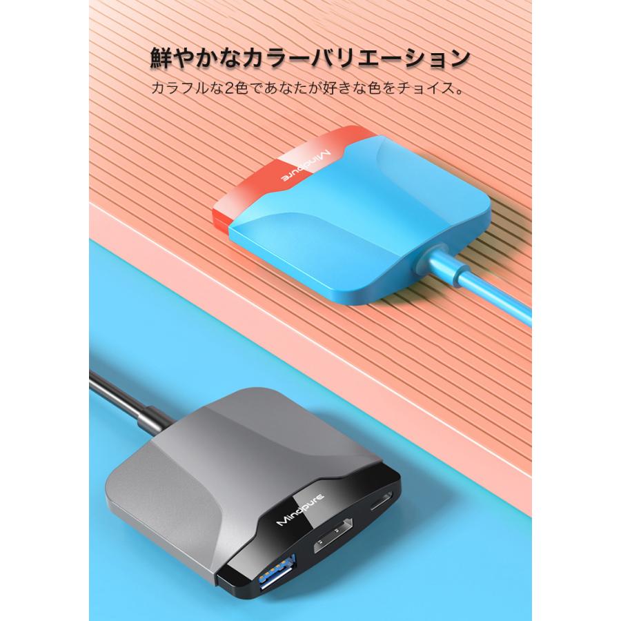 Nintendo Switch ドック ニンテンドー スイッチ 有機ELモデル ドッキングステーション Type-C HDMI USB-A USB3.0 PDポート データ転送 コンパクト 持ち運び 便利｜zacca-15｜05