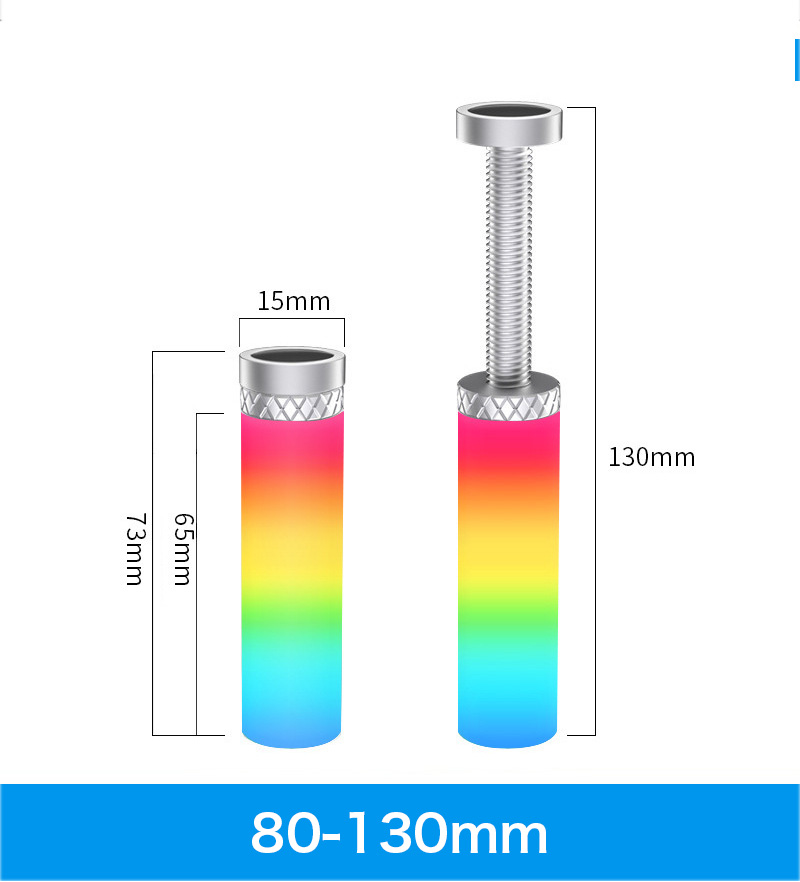 グラフィックカード スタンド LEDライト付き GPUサポート 高さ調整 伸縮調整 マグネット式 磁気設計 アルミ素材 ミニサイズ 安定 丈夫 滑り止め 取付簡単 |  | 13