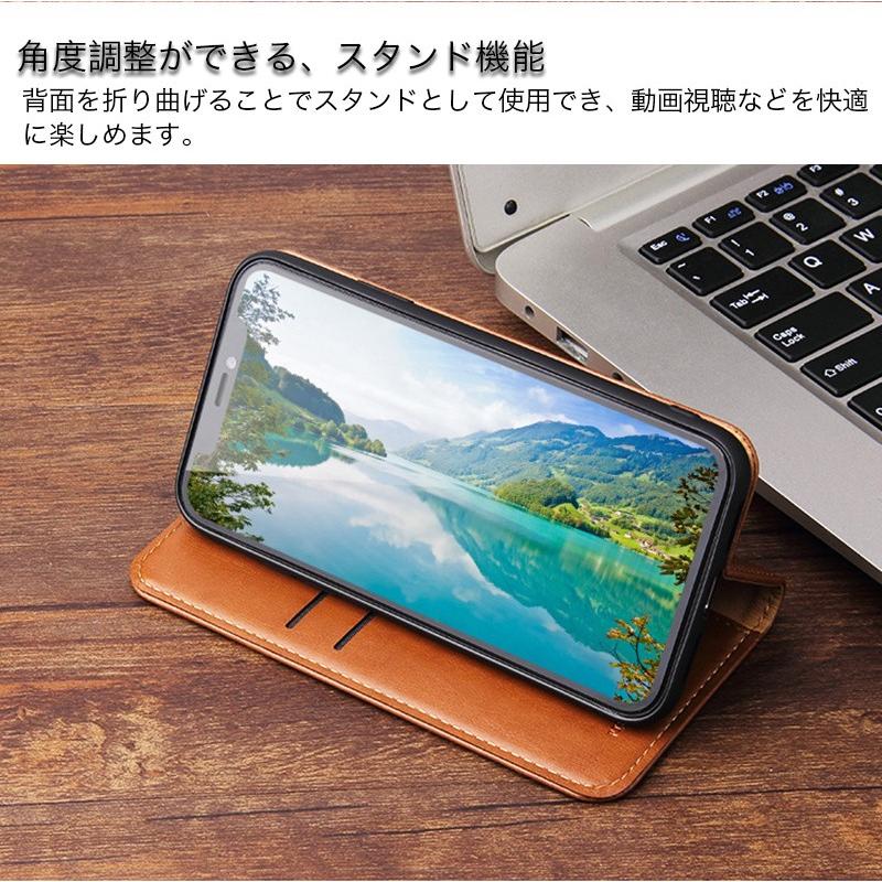 iPhone15 Pro ケース 手帳型 レザー おしゃれ iPhone SE3 ケース 耐衝撃 アイフォン カバー スタンド 角度調整 iPhoneXS Max XR カバー iPhone7 Plus ケース｜zacca-15｜08