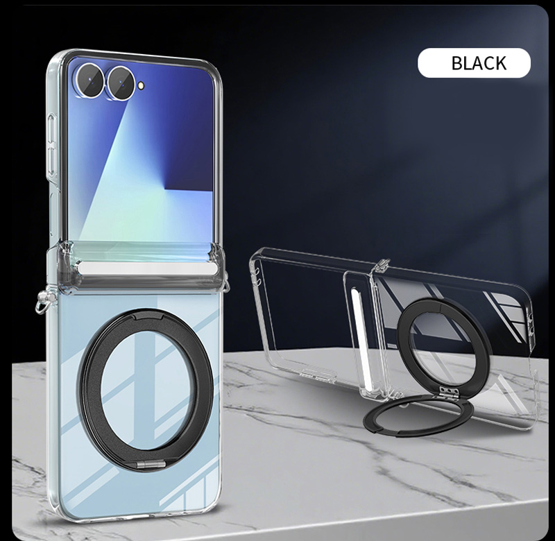 Galaxy Z Flip7 ケース 耐衝撃 SAMSUNG Flip6 おしゃれ クリア カバー