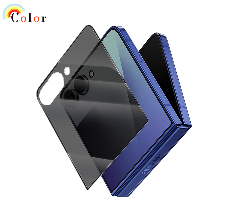 Galaxy Z Flip 7 のぞき見防止 フィルム 6 全面保護 ガラス