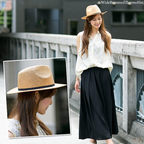 つば広サーモハット