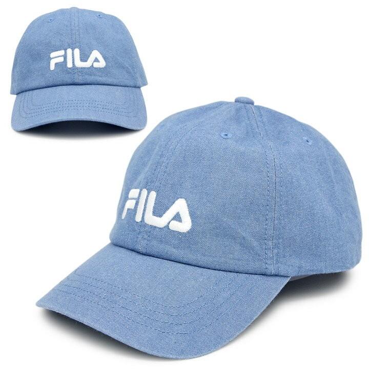 FILA(フィラ)コットン デニム 6Pキャップ CAP 帽子 メンズ レディース 春夏 秋冬｜zaction｜05