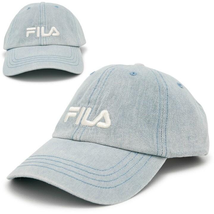 FILA(フィラ)コットン デニム 6Pキャップ CAP 帽子 メンズ レディース 春夏 秋冬｜zaction｜09