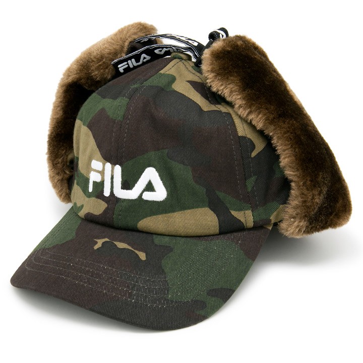 FILA(フィラ)ファー耳付きキャップ 帽子 メンズ レディース 秋冬 ドッグイヤーキャップ |  | 03