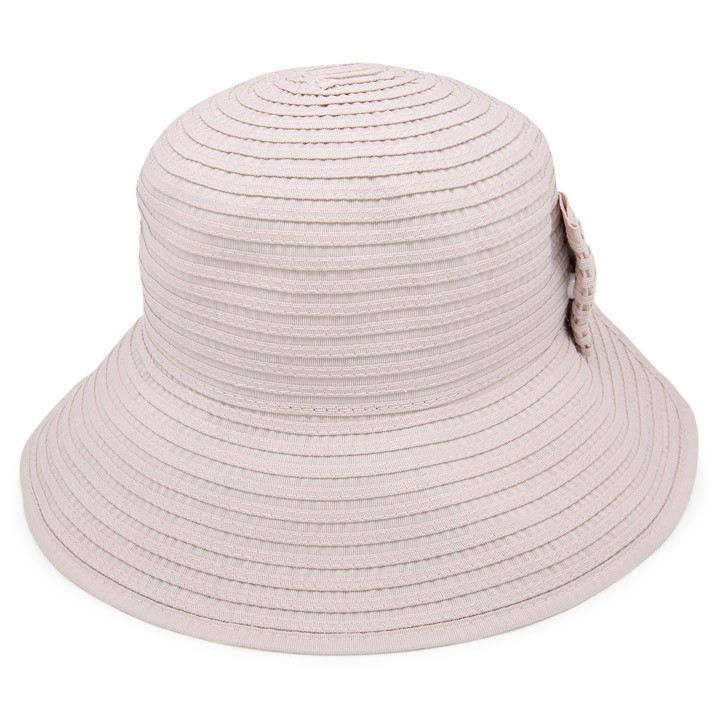 洗えるハット レディース つば広 帽子 折りたたみ UVカット 夏春 スリット グログラン | ブランド登録なし | 04