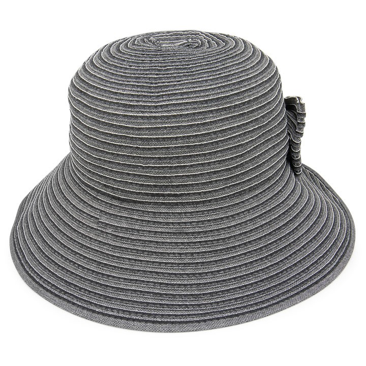 洗えるハット レディース つば広 帽子 折りたたみ UVカット 夏春 スリット グログラン | ブランド登録なし | 06
