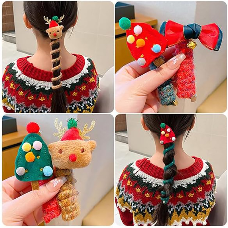 クリスマス髪飾り ヘアゴム 子供 髪ゴム キッズ ヘアアクセサリー
