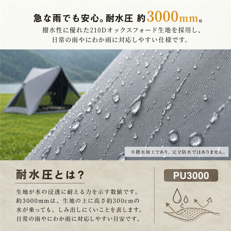 ワンタッチテント ポップアップテント テント フルクローズ ソロ