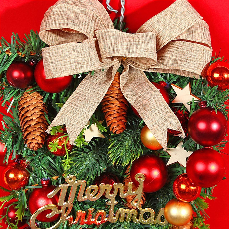 スーパーセール クリスマスリース 47cm クリスマス スワッグ 飾り