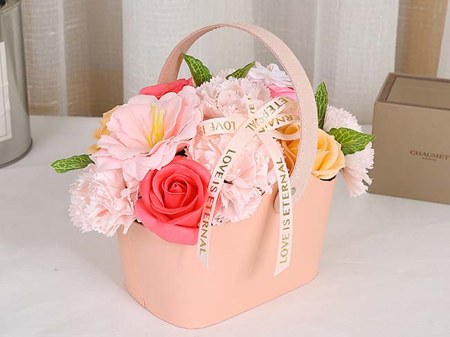 スーパーセール ソープフラワー バスケット 花かご ギフト シャボン