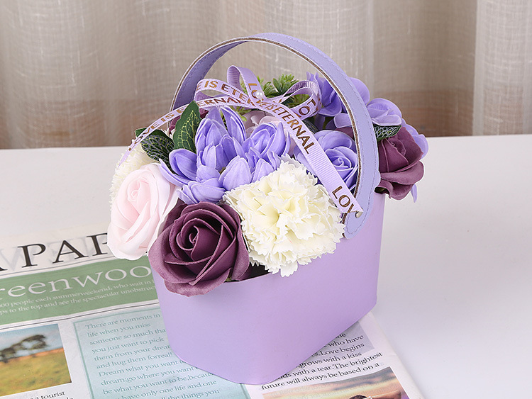 スーパーセール ソープフラワー バスケット 花かご ギフト シャボン