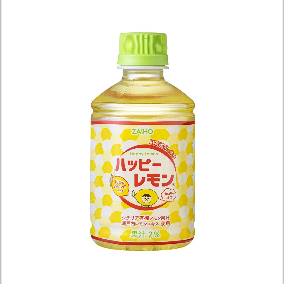 財宝 (ポイント2倍) レモン水 ミニボトル ハッピーレモン 280ml 24本 1