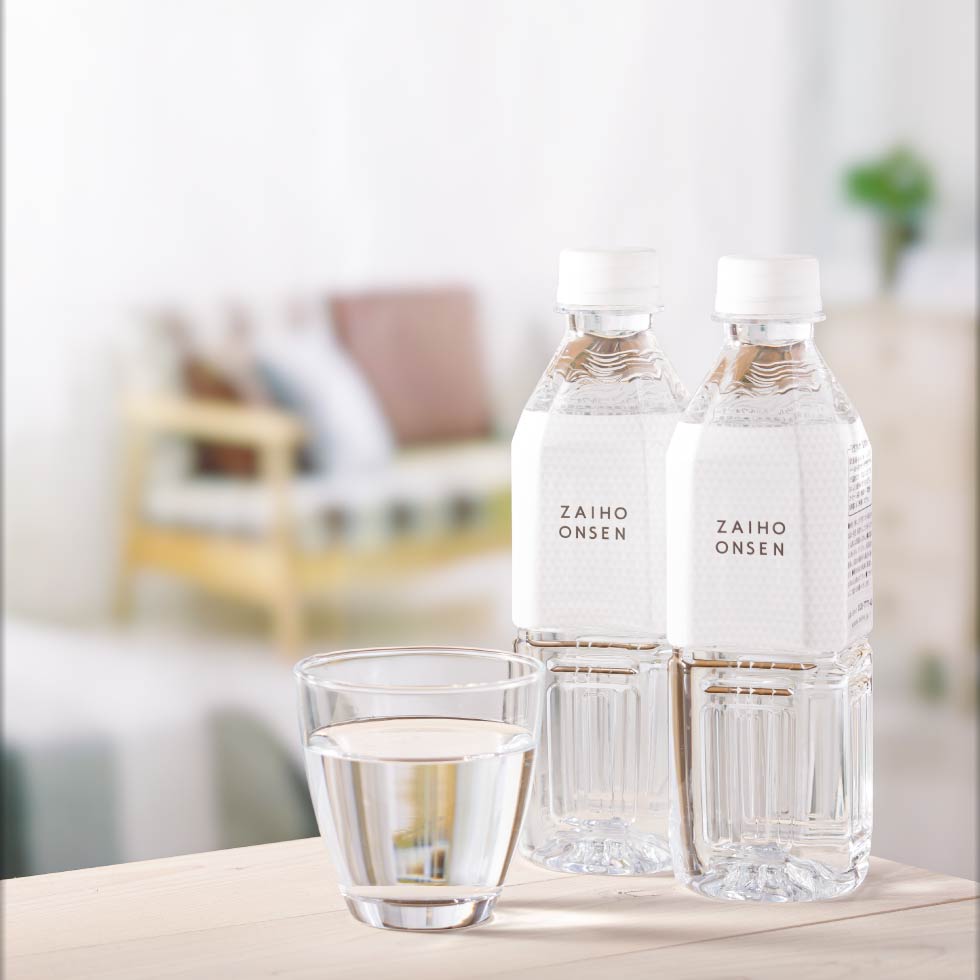 財宝 (ポイント2倍) 温泉水 水 ミネラルウォーター 500ml 25本