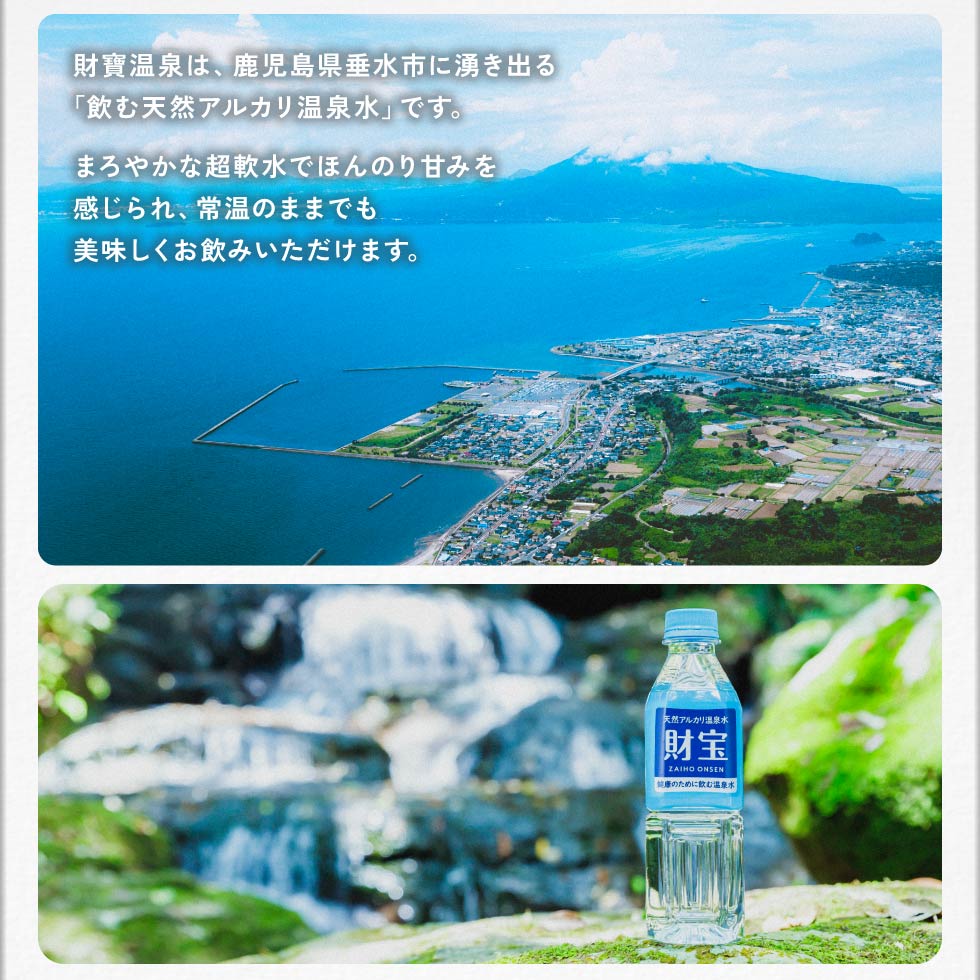 温泉水 水 ミネラルウォーター 2リットル 12本 財宝 みず 2l ペットボトル シリカ水 PFAS 検査済 | 財宝 | 03