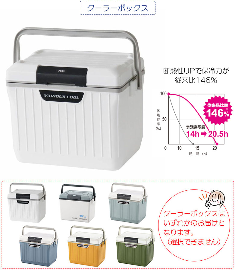 クーラーボックスセット クーラーボックス＋専用保冷剤＋キャリー