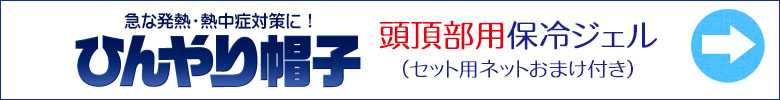 頭頂部用保冷ジェル