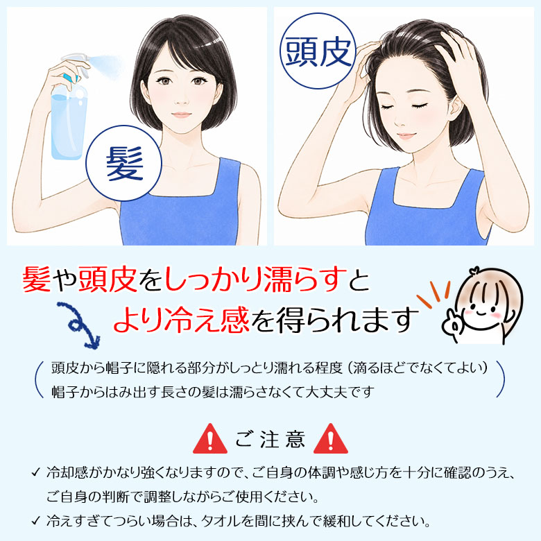 ひんやり帽子の交換用冷却ジェル【超☆長時間タイプ(M/Lサイズ用