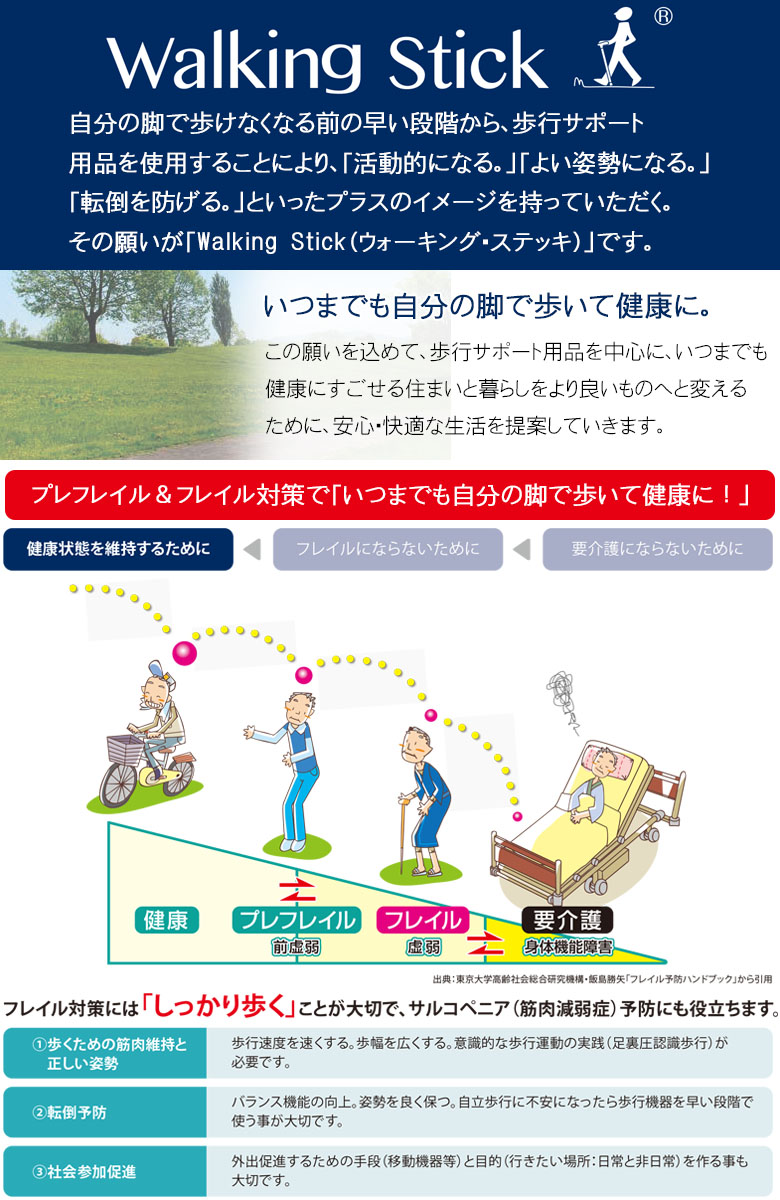 フジホーム 立ち上がり杖 Twin Z Stick2 ツインZステッキII 高さ