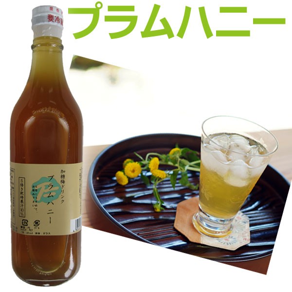 プラムハニー2本セット(500mlx2本)希釈タイプ 加糖梅ドリンク 梅