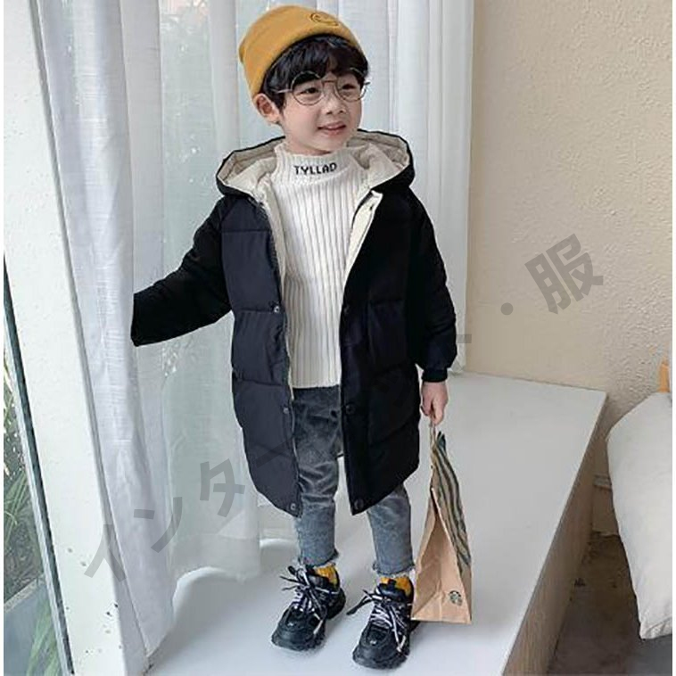 中綿コート キッズ 子供服 男の子 女の子 冬服 子供コート アウター 厚手 ダウン風コート キッズコート ロングコート 中綿ジャケット フード付き  暖かい 防寒 :xhtz0081:インターネット・服 - 通販 - Yahoo!ショッピング