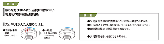 Panasonic（パナソニック） ：住宅用火災警報器 ねつ当番 定温式（電池