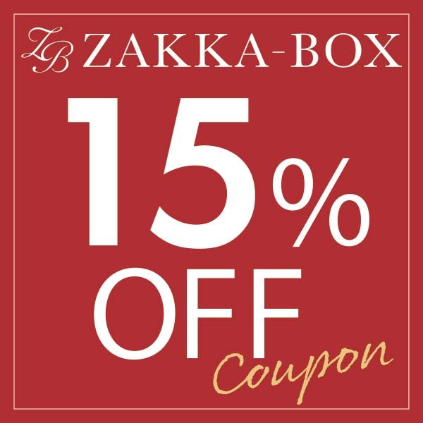 ZAKKA-BOXの「【ZAKKA-BOX】15%OFFクーポン」のクーポン