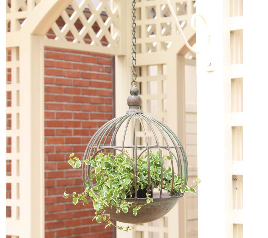 シャビー アンティーク調 吊り下げ ハンギングバードフィーダー