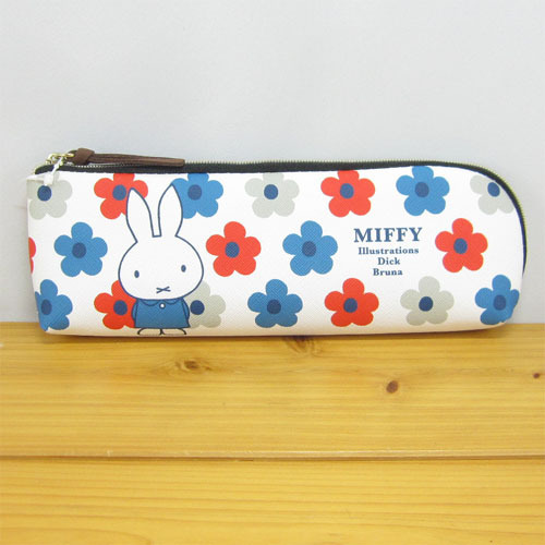 ディック・ブルーナ　miffy（ミッフィー）　L型ペンポーチ（フラワー）