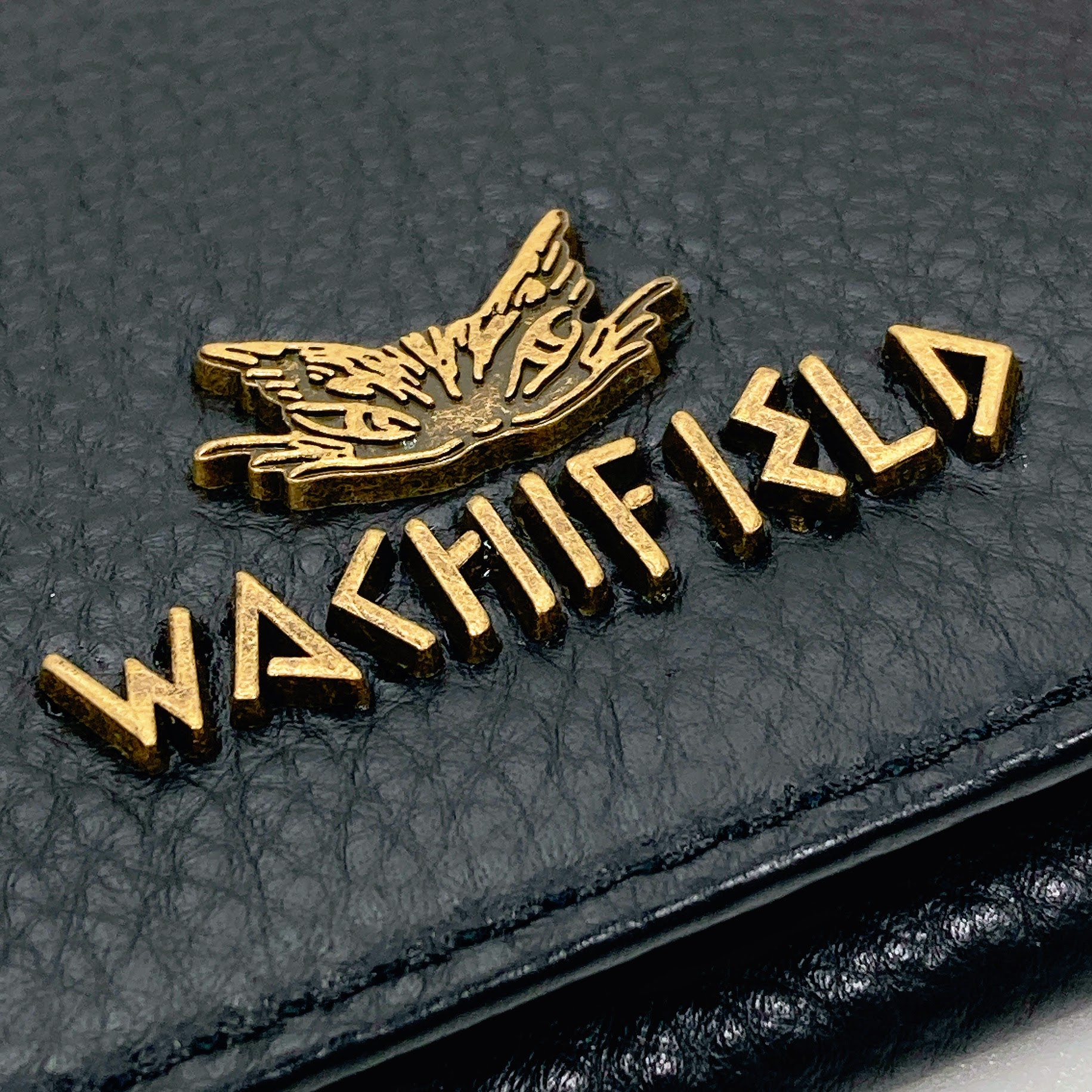 わちふぃーるど（WachiField） アルカイック 長札入れ 黒 レディース 