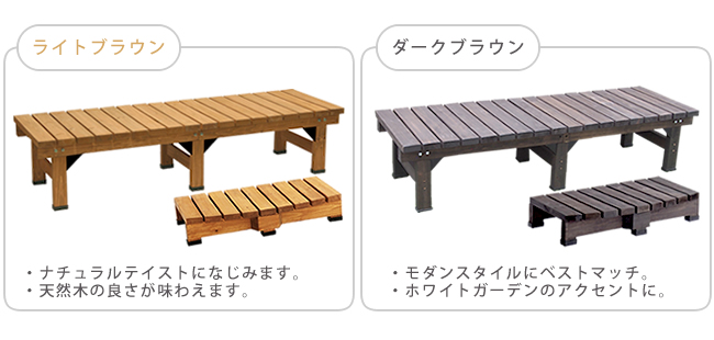 デッキ縁台 180×58 ステップセット ウッドデッキ風 簡単 縁側 本格的 DIY 木製 天然木 庭 ベランダ マンション おしゃれ 小型 北欧 ガーデン 屋外 家具の画像