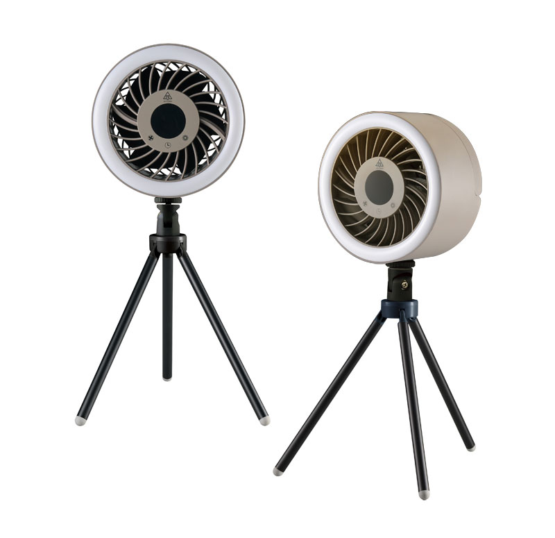 サーキュレーター USB充電 LEDライト 吊り下げ 扇風機 LED照明